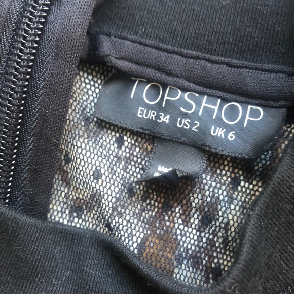 TOPSHOP Spot Mesh Dot Tulle Skater Prom Cocktail Dress US Size 2 Like new - Picture 4 of 10